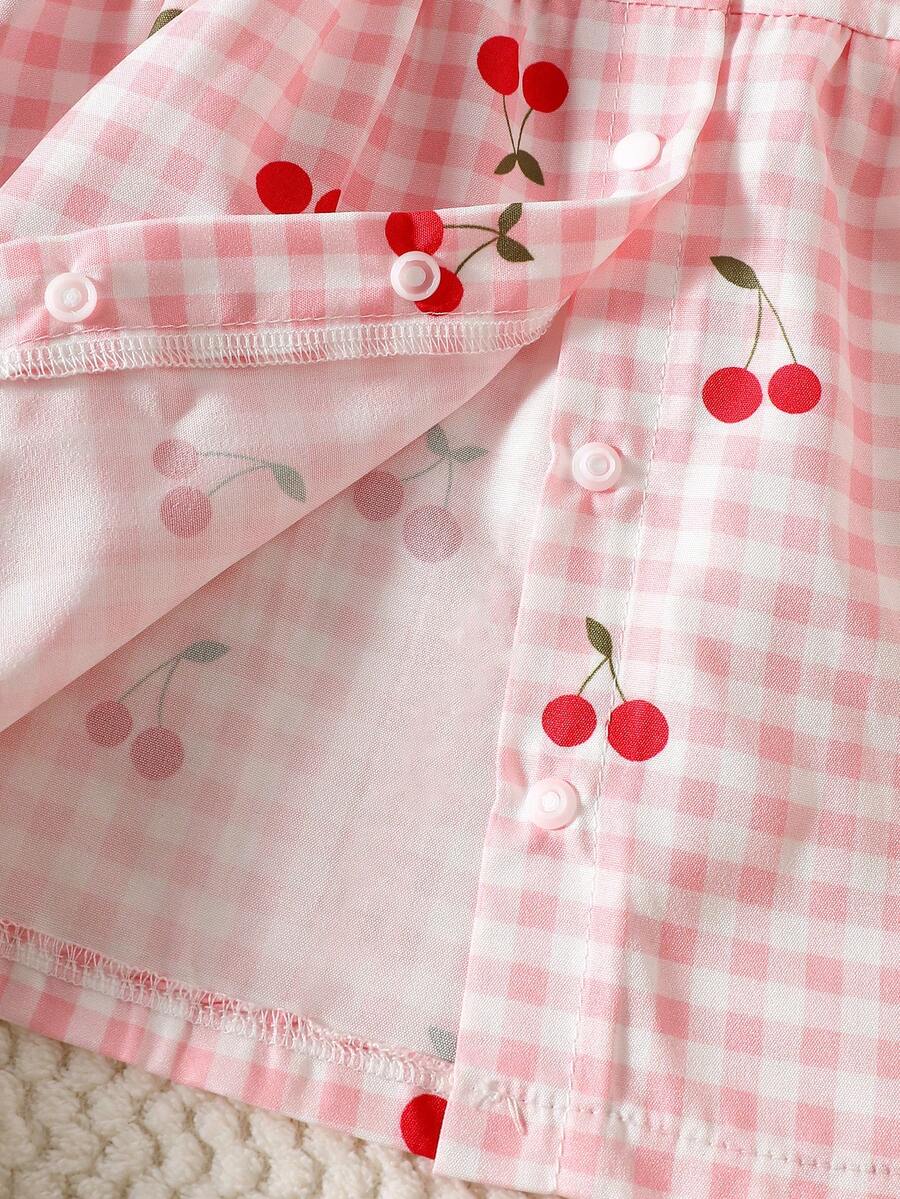 Baby Daisy Print Ruffled Hem Dress for Cute Summer Daily Wear