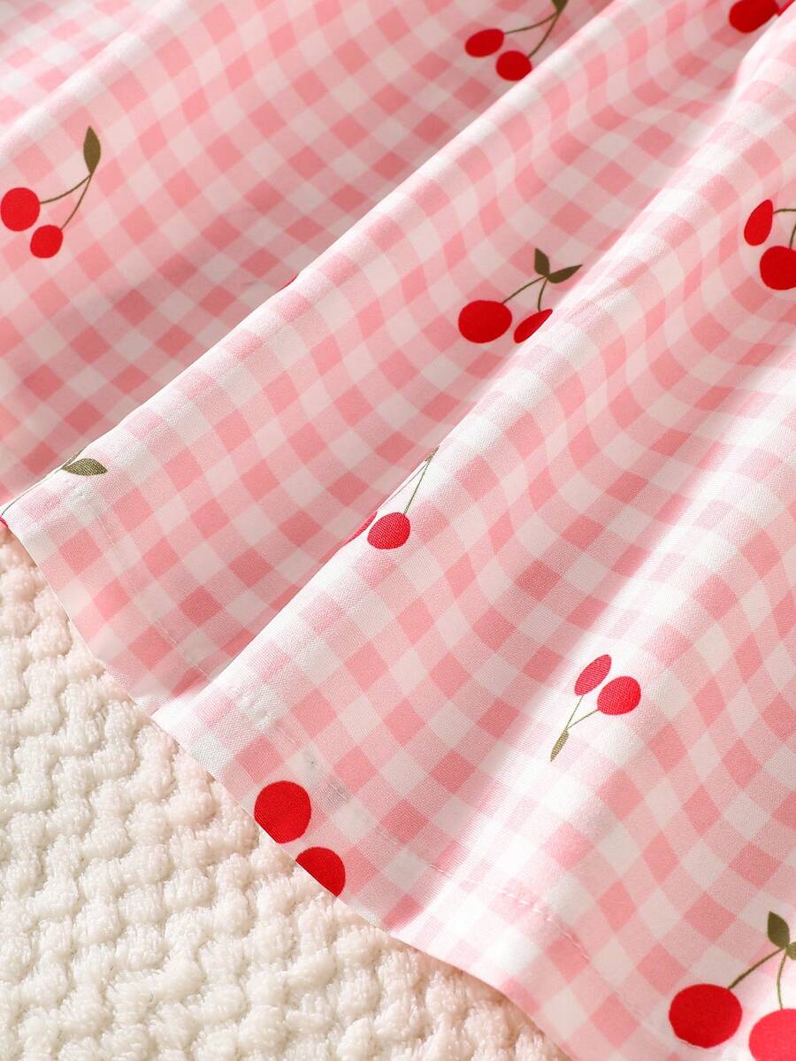 Baby Daisy Print Ruffled Hem Dress for Cute Summer Daily Wear