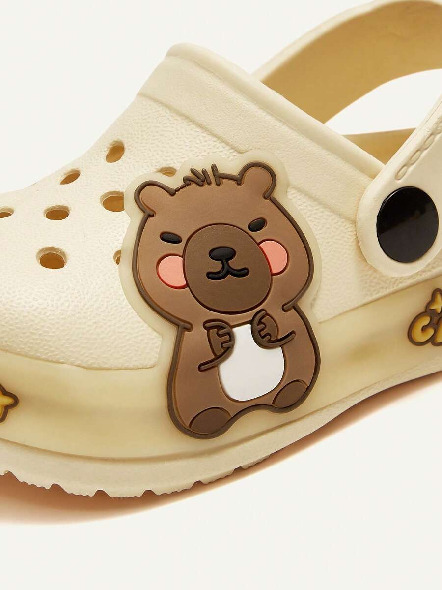 Unisex Green Dinosaur Sandals – Lightweight & Breathable, Cozy Pixies Summer Fashion Cartoon Shoes for Kids