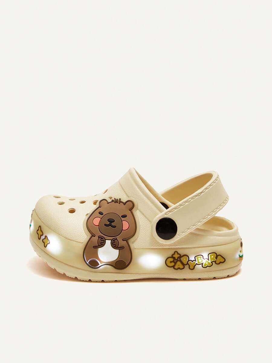 Unisex Green Dinosaur Sandals – Lightweight & Breathable, Cozy Pixies Summer Fashion Cartoon Shoes for Kids