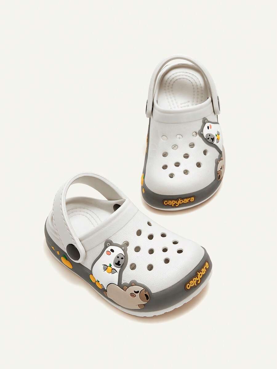 Unisex Green Dinosaur Sandals – Lightweight & Breathable, Cozy Pixies Summer Fashion Cartoon Shoes for Kids