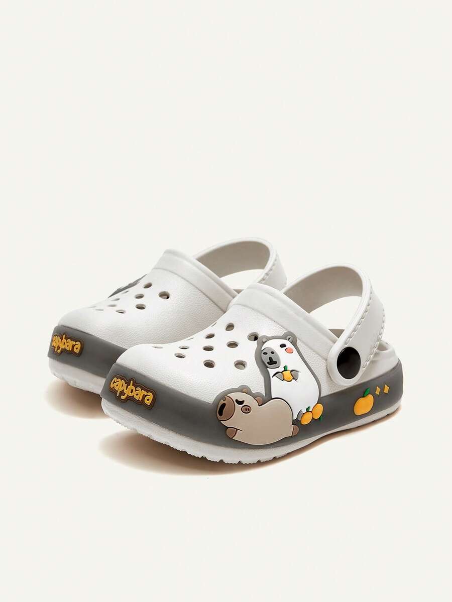 Unisex Green Dinosaur Sandals – Lightweight & Breathable, Cozy Pixies Summer Fashion Cartoon Shoes for Kids
