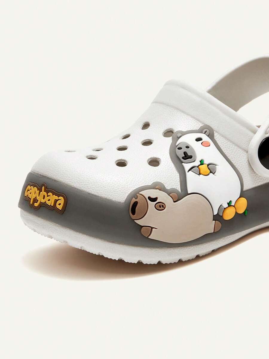 Unisex Green Dinosaur Sandals – Lightweight & Breathable, Cozy Pixies Summer Fashion Cartoon Shoes for Kids