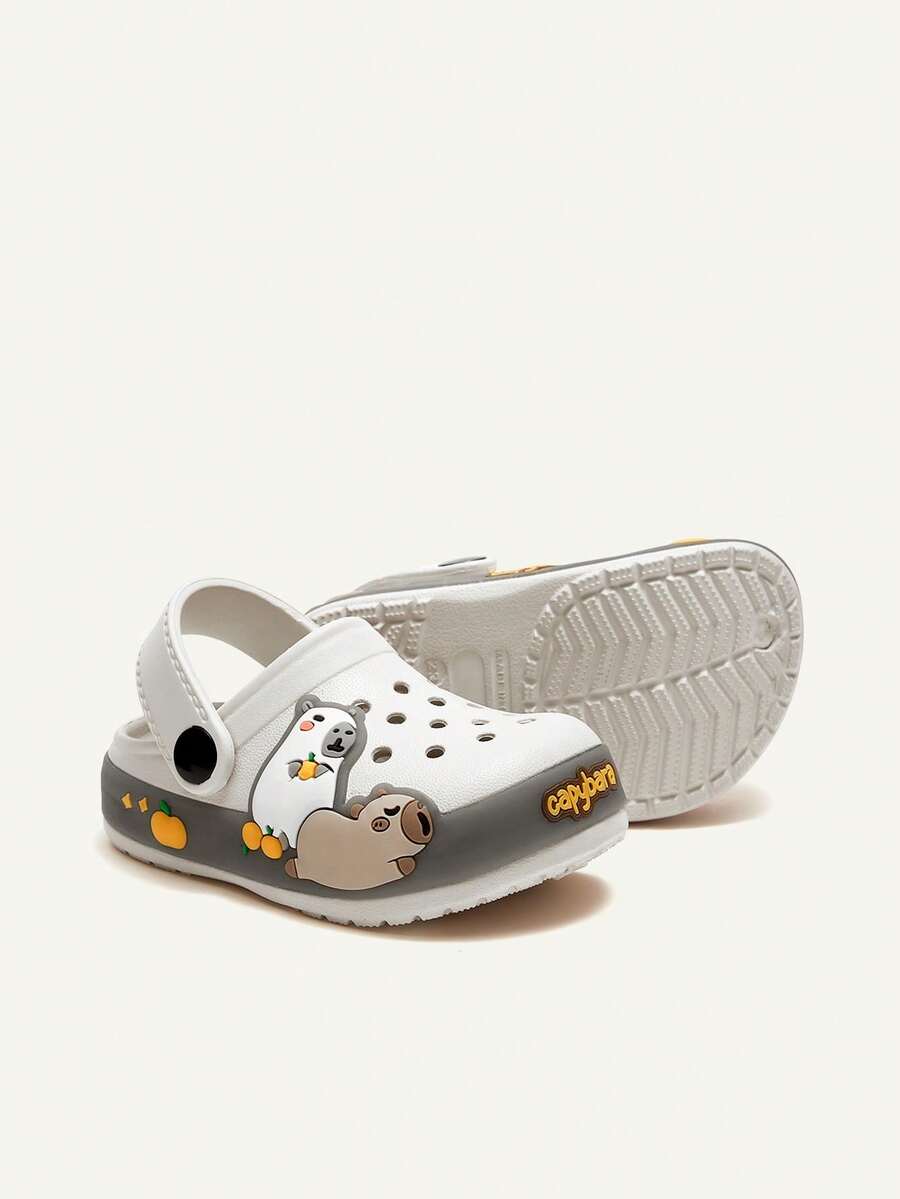 Unisex Green Dinosaur Sandals – Lightweight & Breathable, Cozy Pixies Summer Fashion Cartoon Shoes for Kids