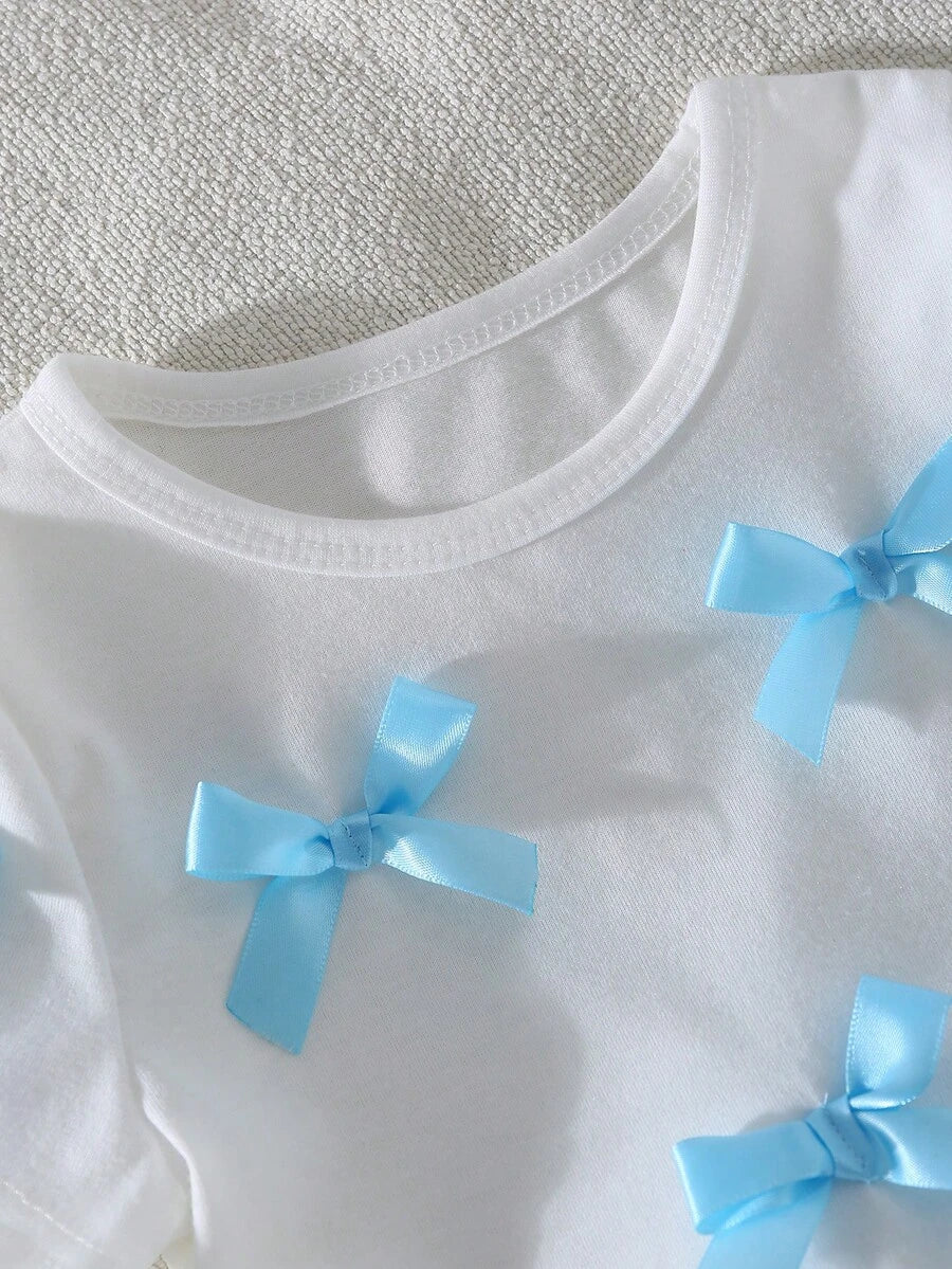 Pride Rainbow Short Sleeve Top & Shorts Set for Toddler Girls