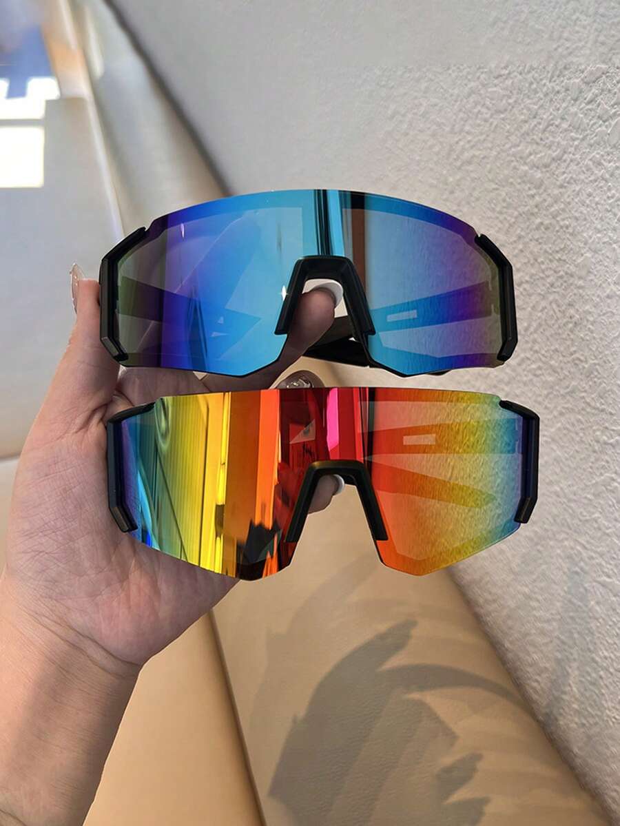 2 Pcs Day & Night Dual-Purpose Cycling Glasses - Polarized Night Vision Driving Goggles, Outdoor Fishing Sunglasses for Men & Women