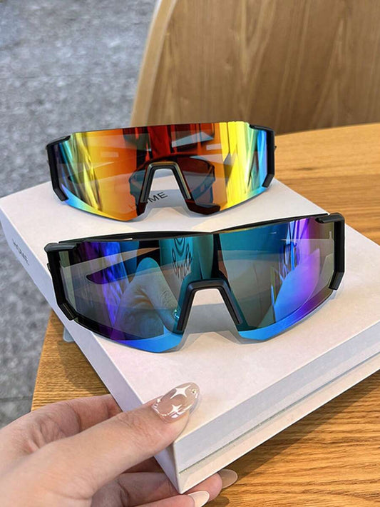 2 Pcs Day & Night Dual-Purpose Cycling Glasses - Polarized Night Vision Driving Goggles, Outdoor Fishing Sunglasses for Men & Women
