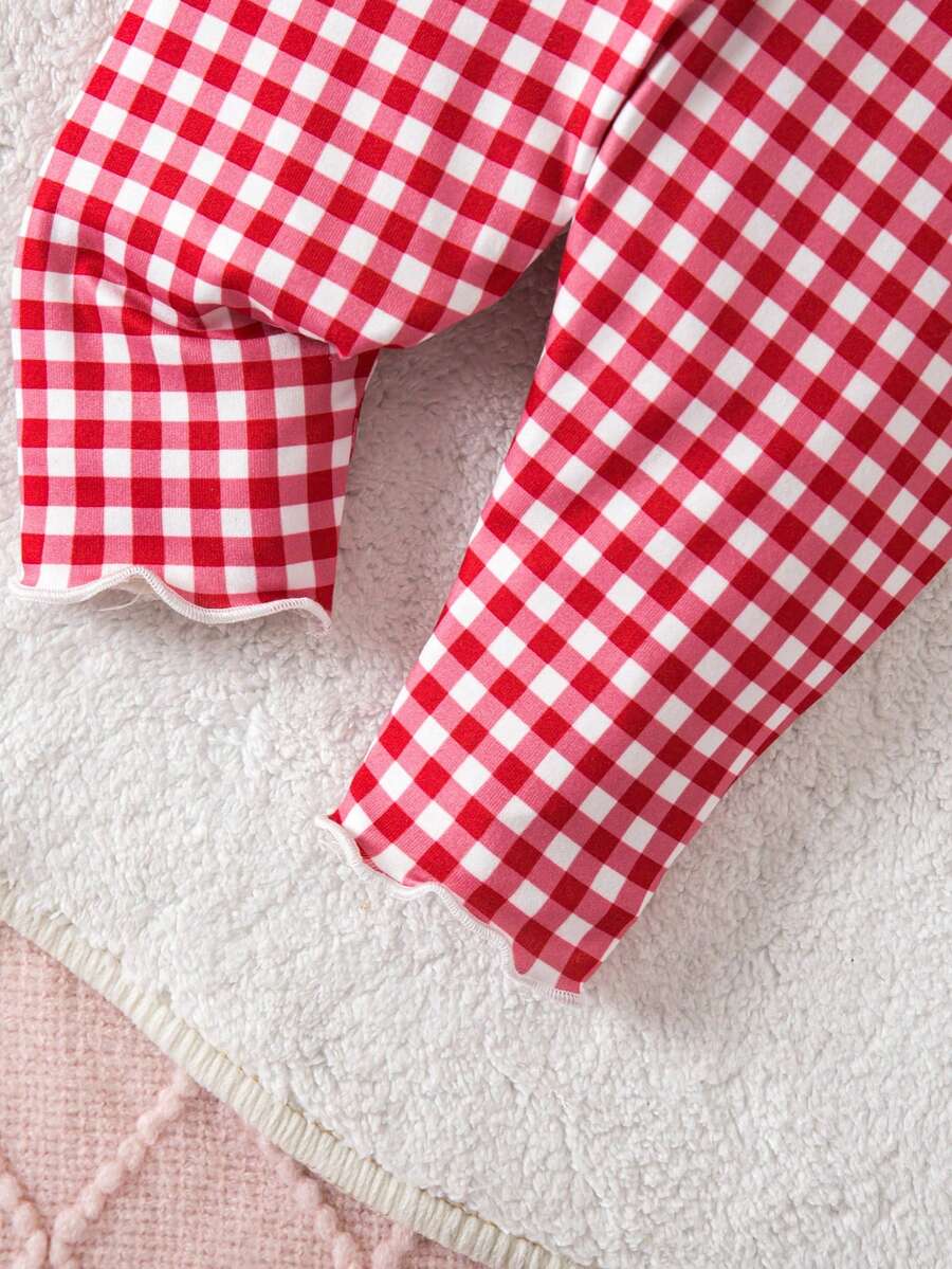 2PCS Baby Daisy Print T-Shirt and Shorts Set for Summer Daily Wear