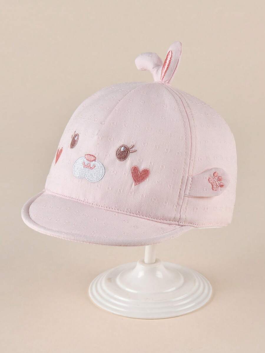 Baby Baseball Cap with Cute Ear Decor for Outdoor Daily Wear