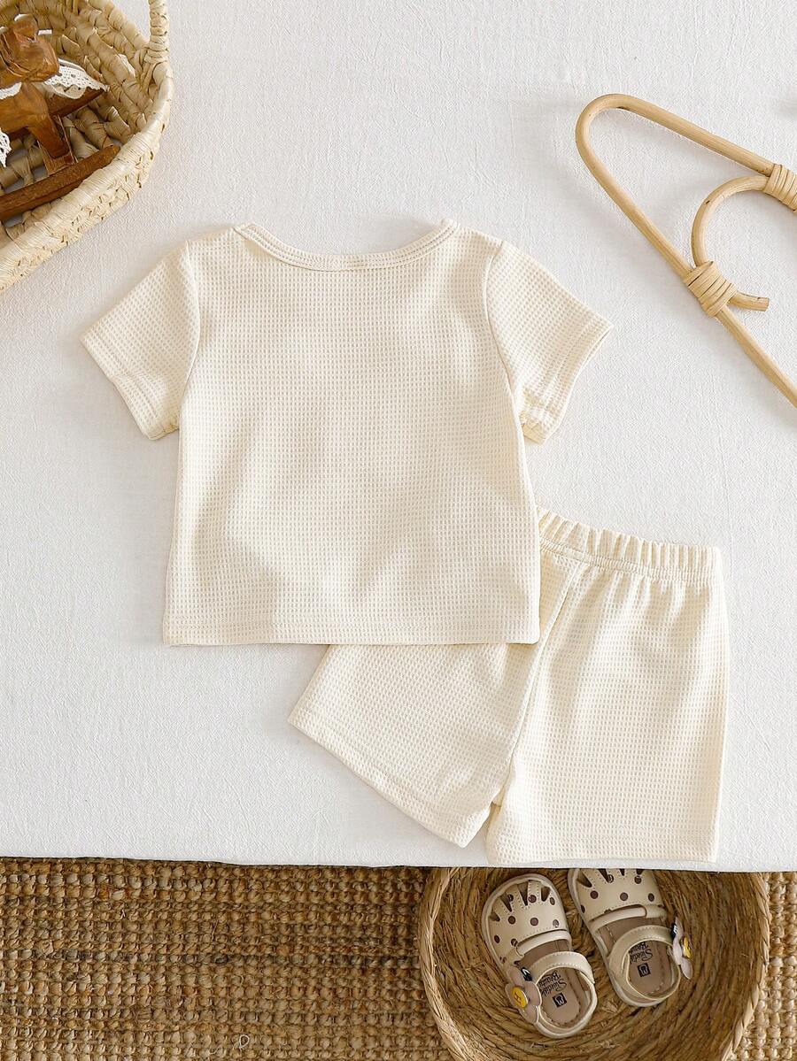 Pride Rainbow Short Sleeve Top & Shorts Set for Toddler Girls