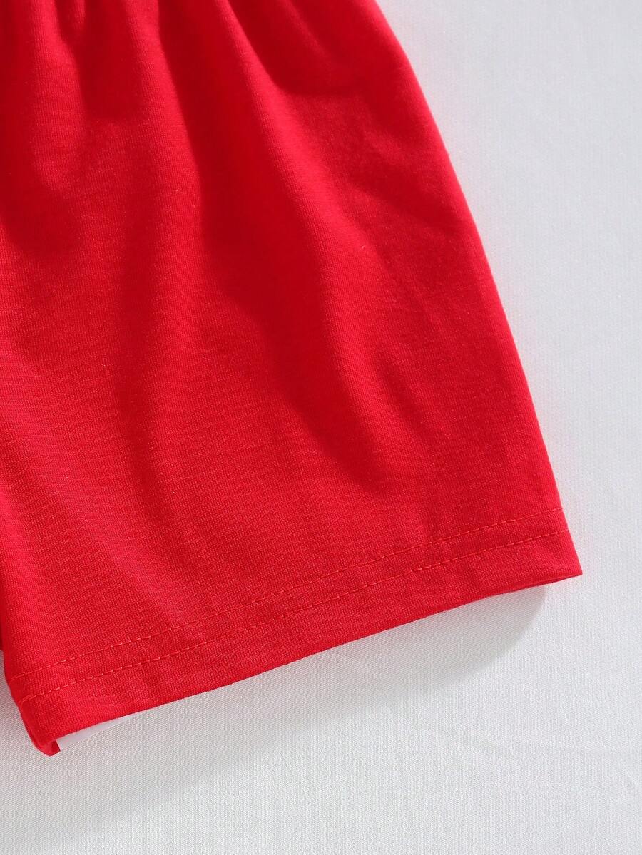 Pride Rainbow Short Sleeve Top & Shorts Set for Toddler Girls