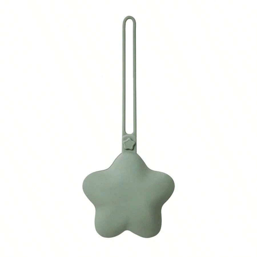 Silicone Pacifier Case with Clip Portable Baby Pacifier Holder Dust Proof Storage Pouch for Stroller and Diaper Bag