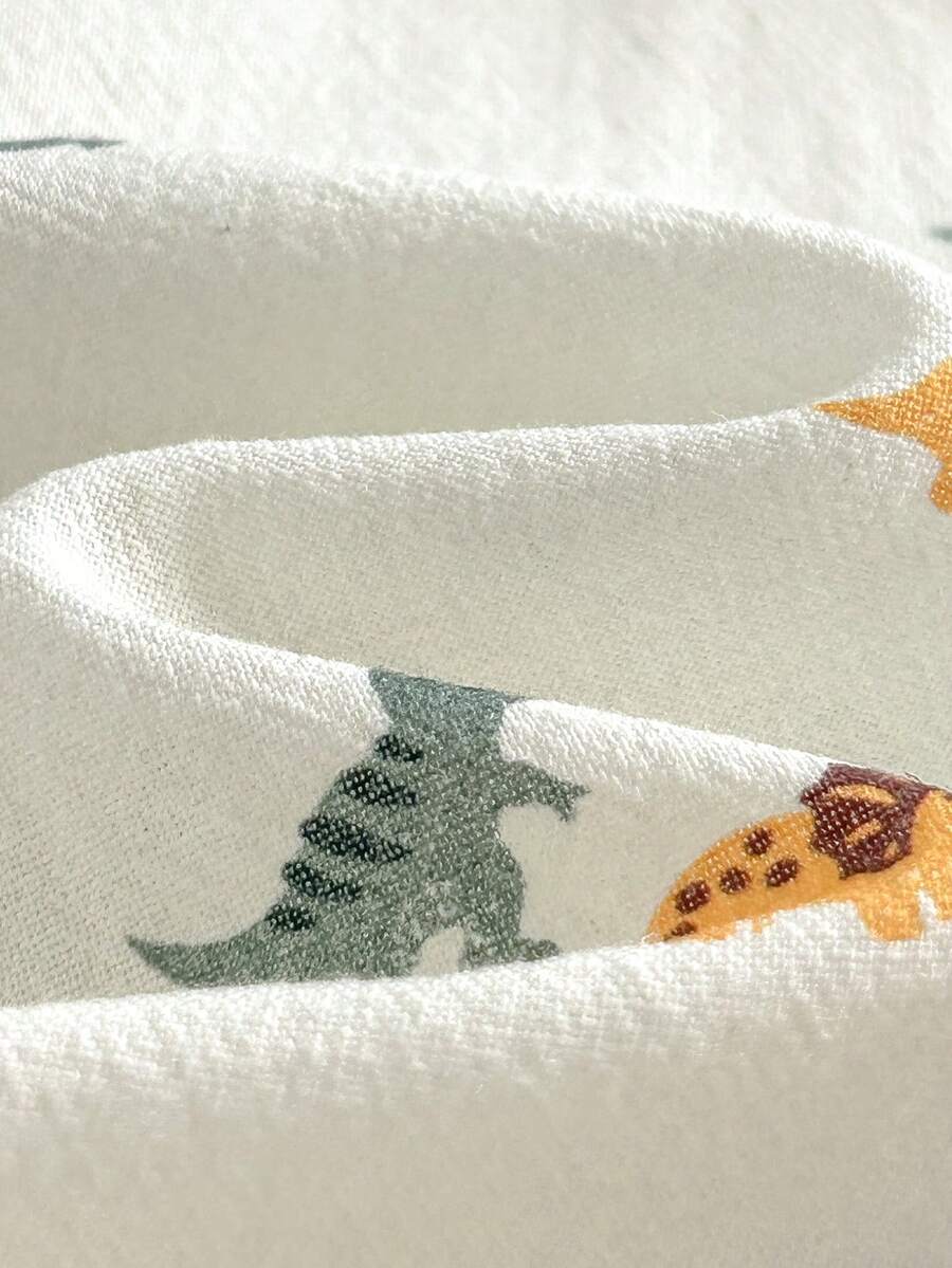Baby Boy 2pcs Knit Jacquard Summer Set - Short Sleeve Shirt & Elastic Shorts