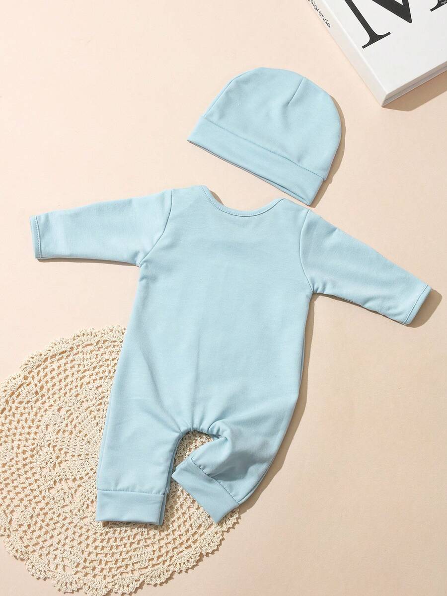 Baby Little Brother Embroidered Outfit Set for Photoshoots and Baby Shower Gifts
