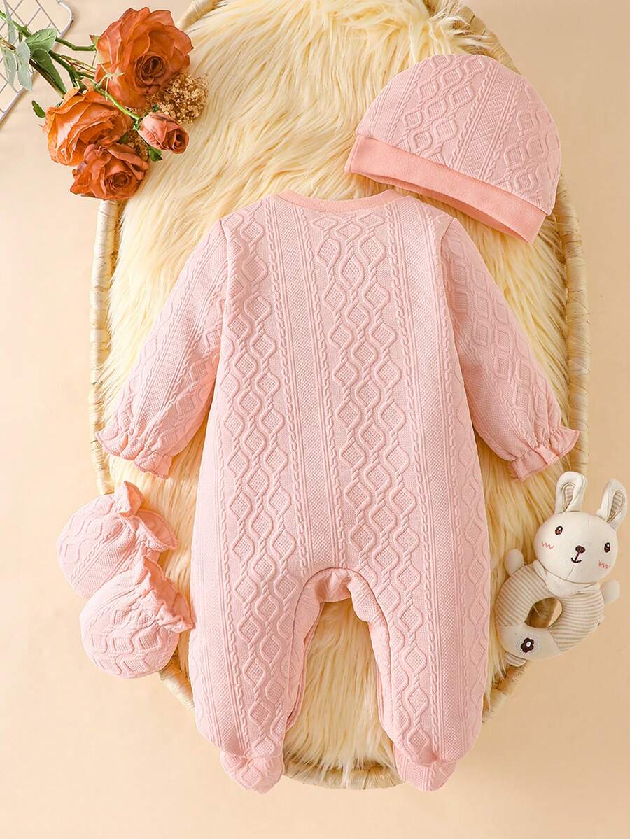 3PCS Baby Bear Outfit Set for Cozy Autumn Daily Wear and Playtime