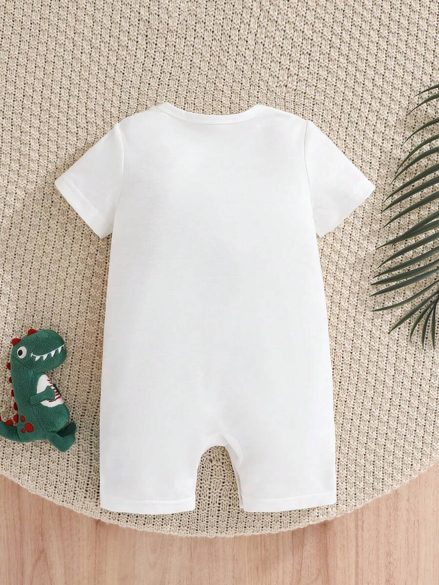 Baby Boy Cute Animal Party Print One Piece Pants Casual Soft Everyday Outfit