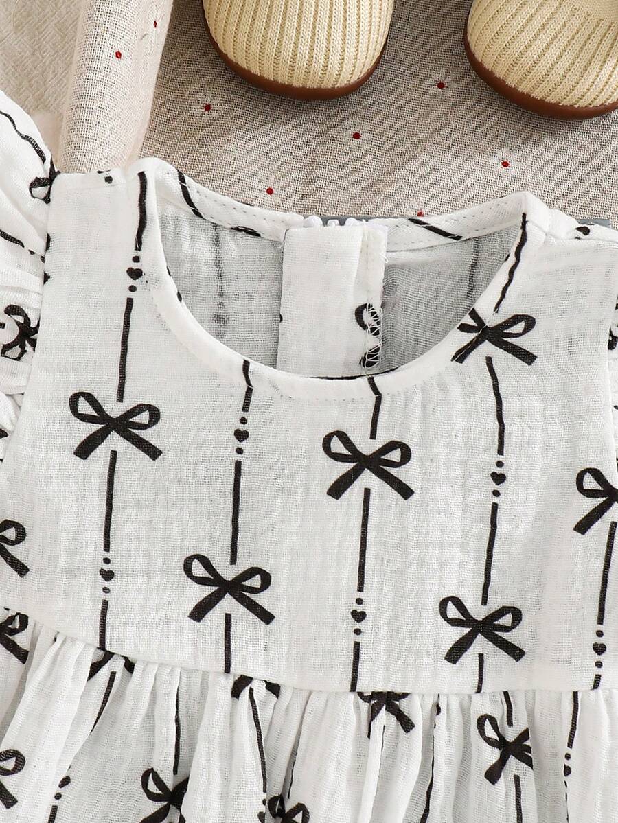 Baby Ditsy Floral Cinched Waist Dress for Cute Spring and Summer Wear
