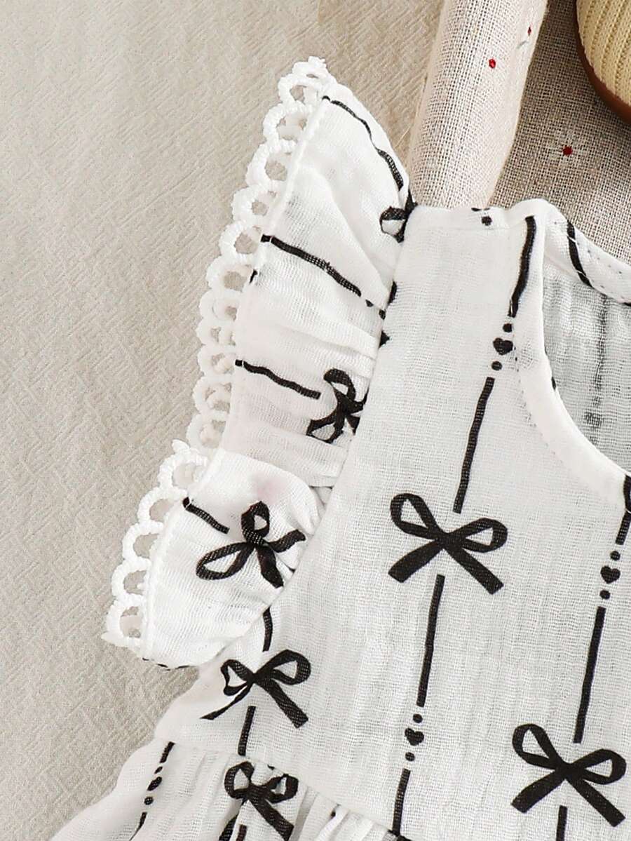 Baby Ditsy Floral Cinched Waist Dress for Cute Spring and Summer Wear