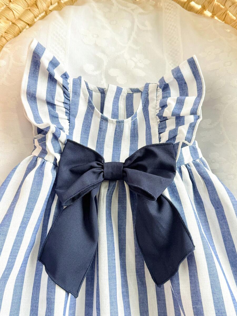 Baby Ditsy Floral Cinched Waist Dress for Cute Spring and Summer Wear