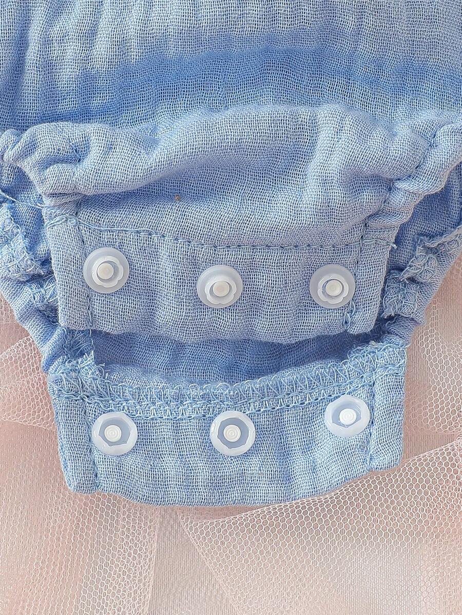 Baby Girl 2-Piece Ruffle Bodysuit Set - Adorable Sleeveless Design with Headband