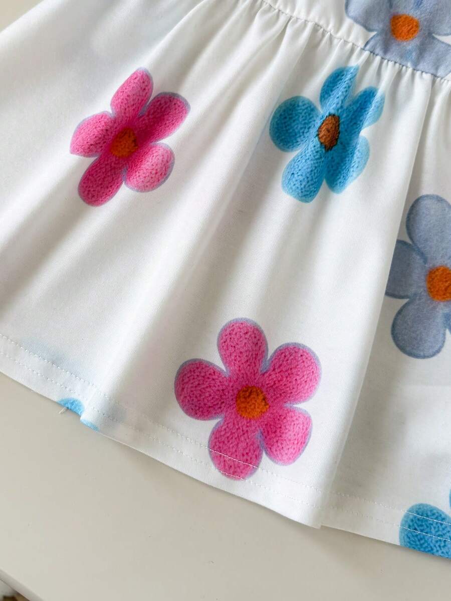 Baby Blue Plaid Floral Embroidered Cami Dress for Cute Spring and Summer Outings