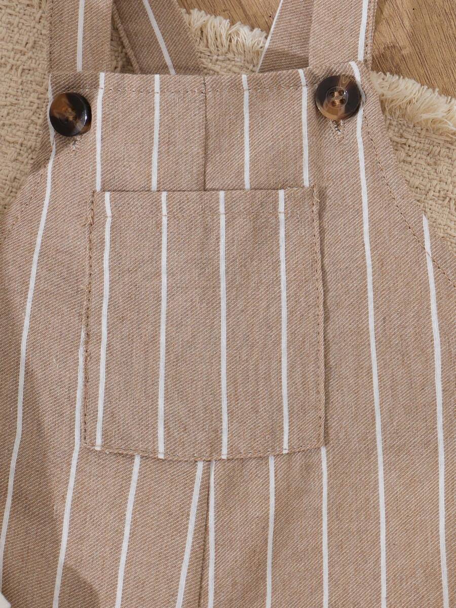 Baby Boy Plaid Print Sleeveless Outfit Set for Spring Casual Wear