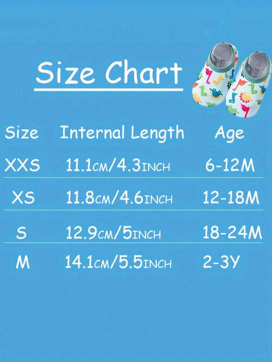 Kids Cartoon Water Shoes Quick Dry Swim and Beach Shoes for Toddlers and Infants
