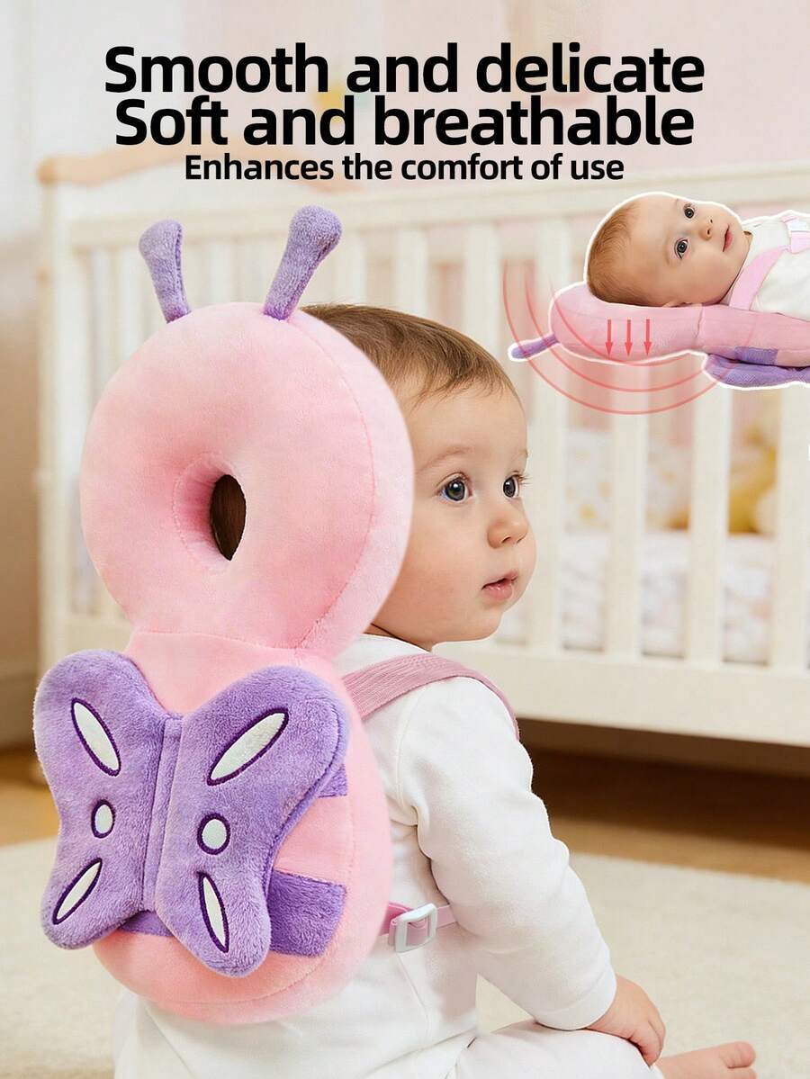 Baby Head Protection Backpack Adjustable Anti Fall Cushion for Crawling and Walking Toddlers