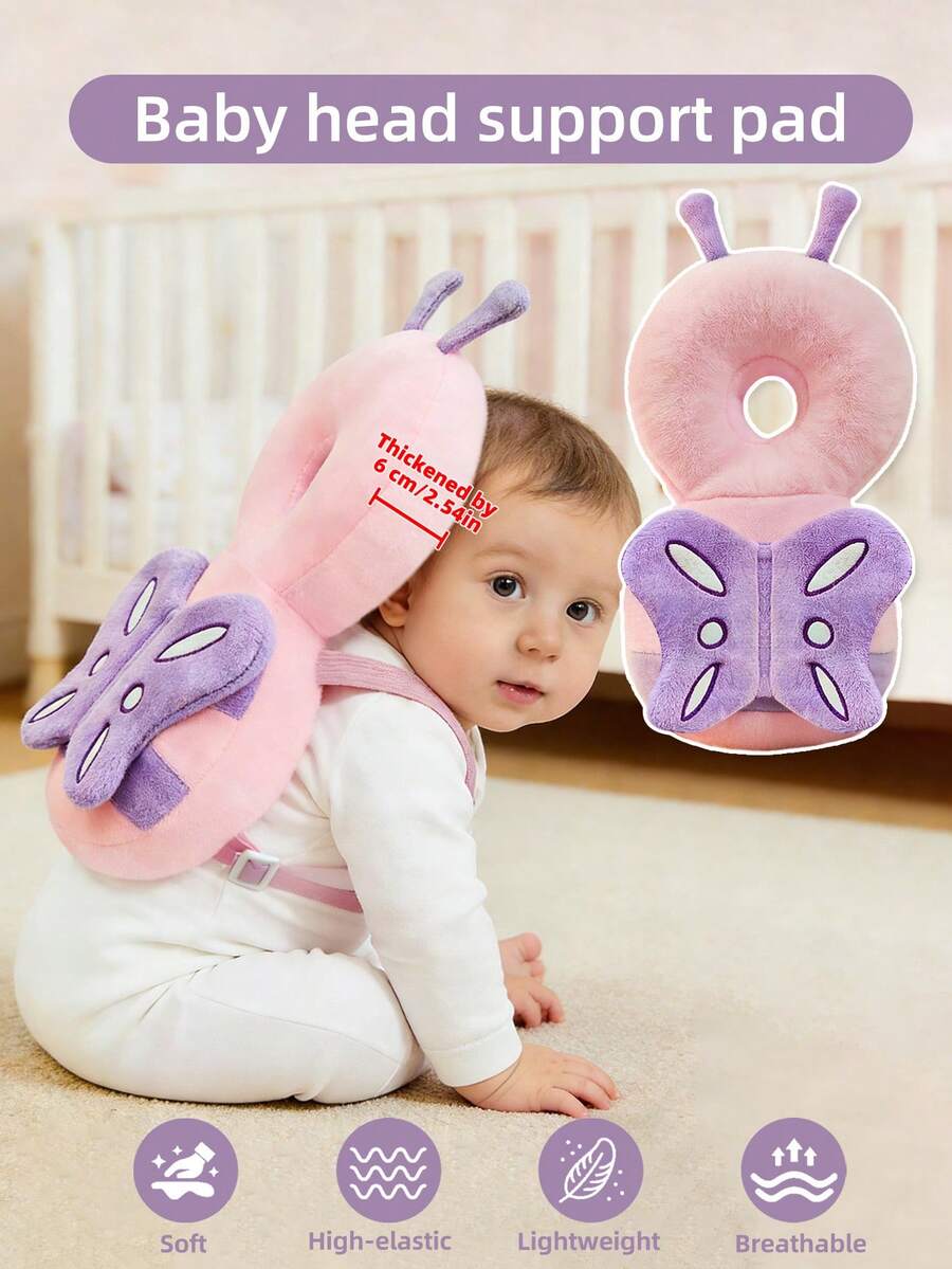 Baby Head Protection Backpack Adjustable Anti Fall Cushion for Crawling and Walking Toddlers