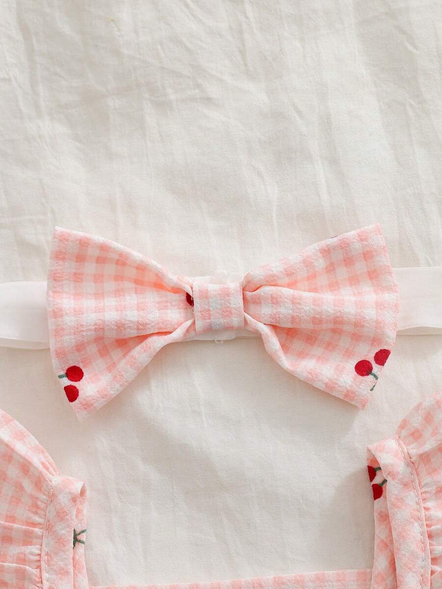 2PCS Baby Watercolor Floral Dress and Hairband Set for Cute Summer Outings