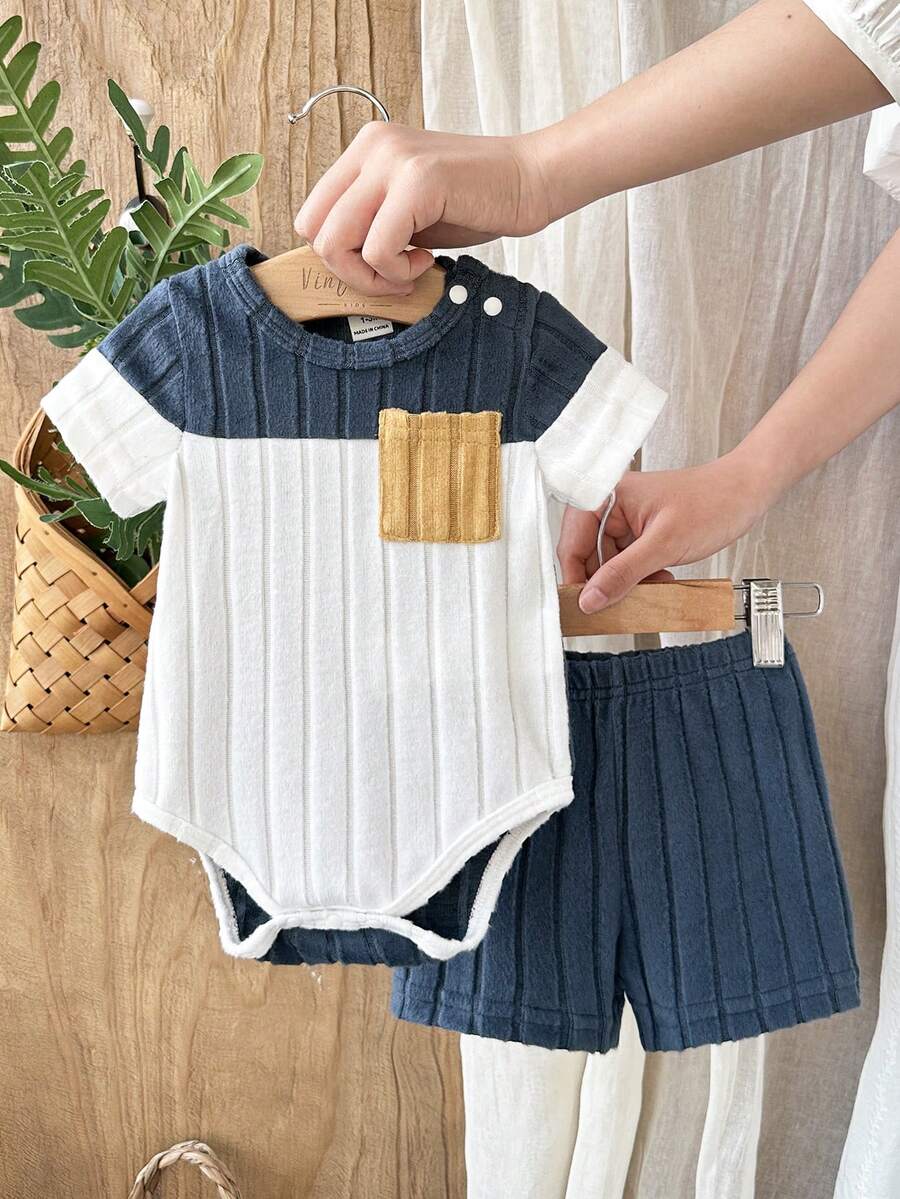 Baby Lion Print Romper and Shorts Set for Daily Wear and Photoshoots