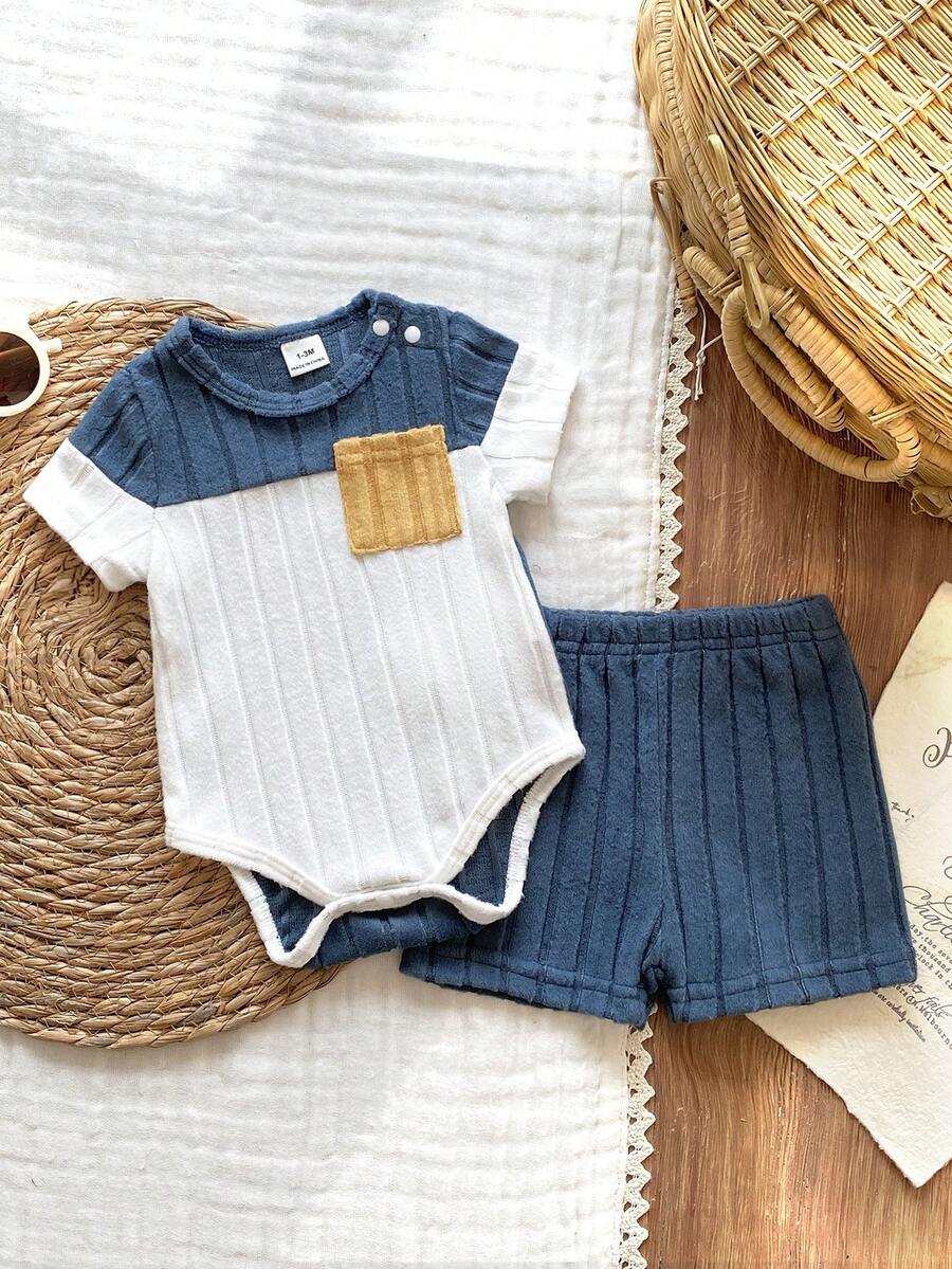 Baby Lion Print Romper and Shorts Set for Daily Wear and Photoshoots