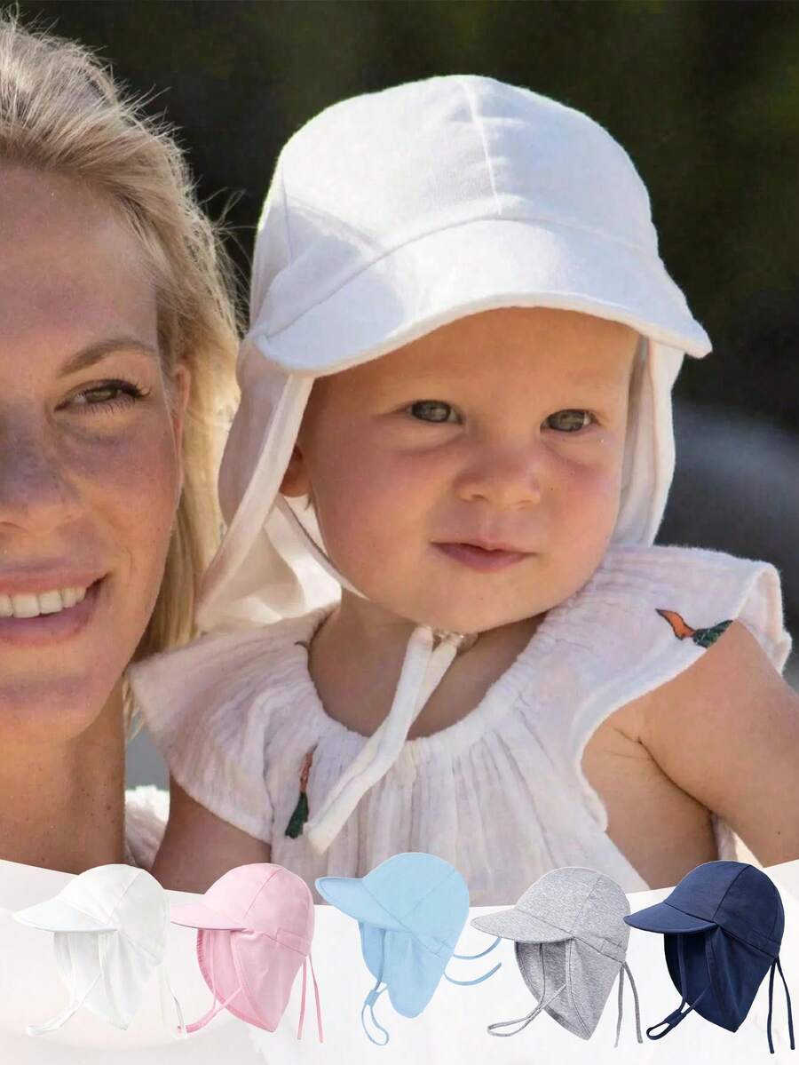 Baby Sun Hat Set UPF 50+ UV Protection Toddler Bucket Hat for Boys and Girls