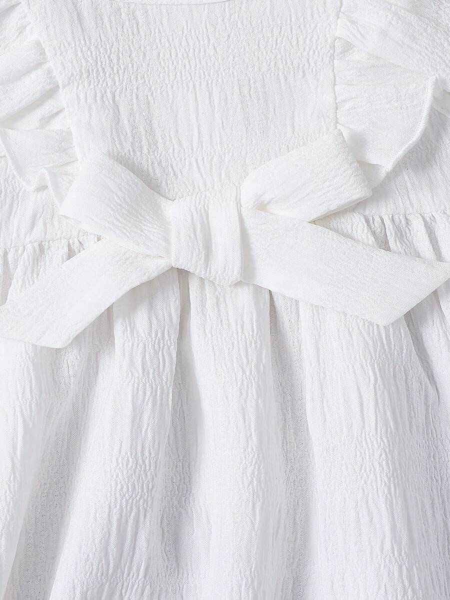 Baby Red Ruffle Waist Dress for Cute Elegant Summer Wear
