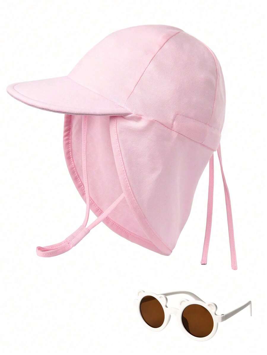 Baby Sun Hat Set UPF 50+ UV Protection Toddler Bucket Hat for Boys and Girls
