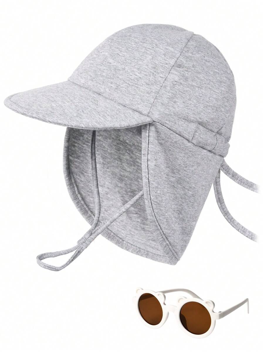 Baby Sun Hat Set UPF 50+ UV Protection Toddler Bucket Hat for Boys and Girls