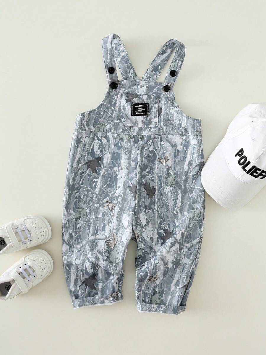 Unisex Baby Cute Denim Bib Pants Casual Overall Outfit for Spring Summer Autumn Wear