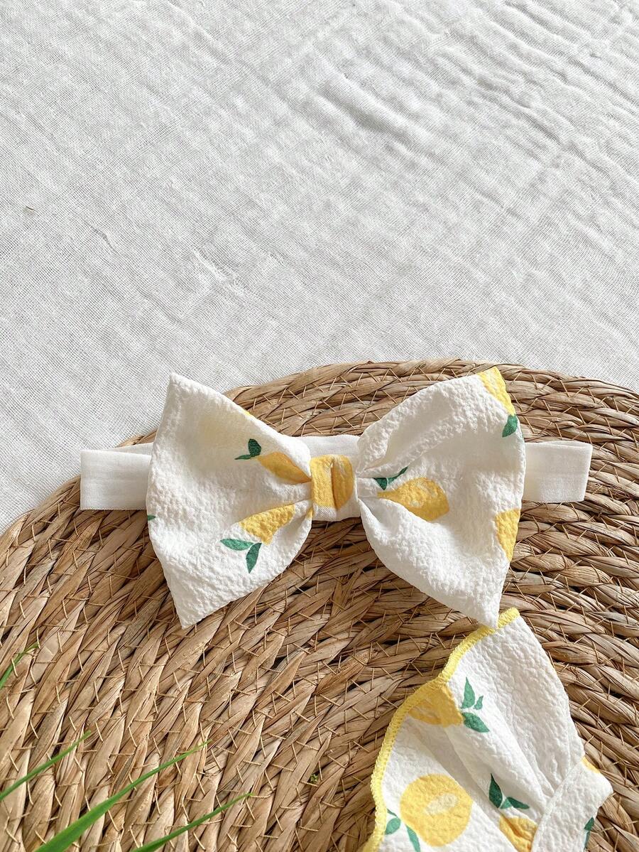 2PCS Baby Watercolor Floral Dress and Hairband Set for Cute Summer Outings