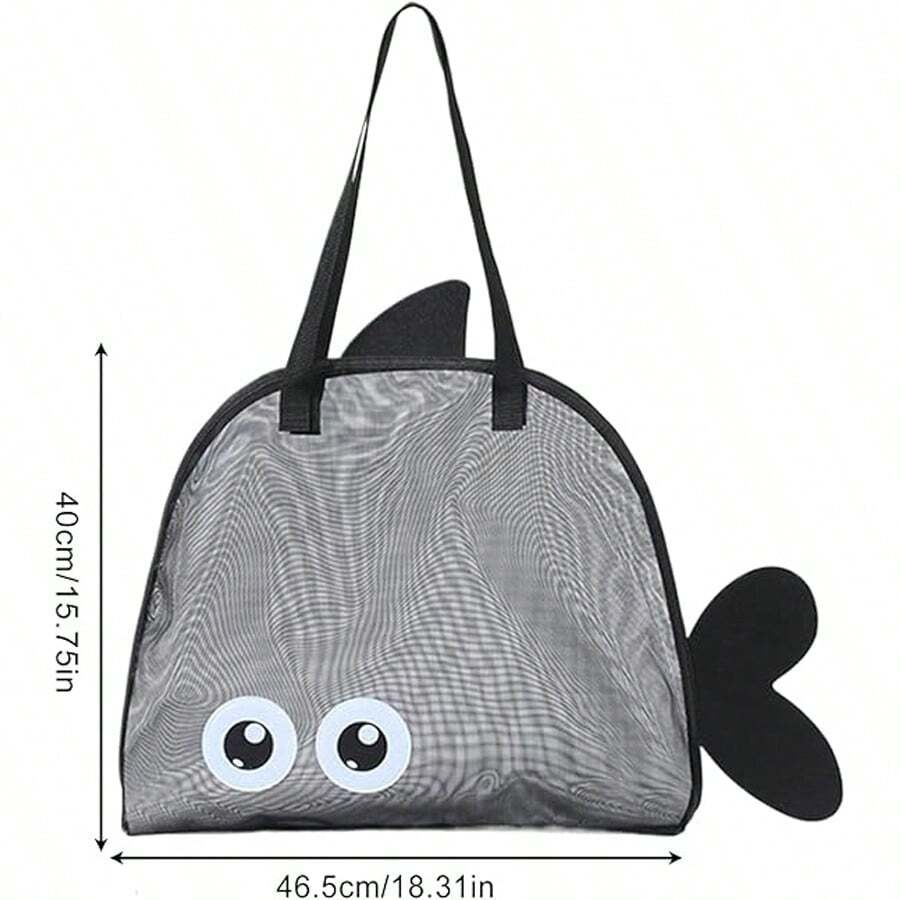 Reusable Beach Tote Bag Lightweight Multipurpose Toy Storage Diaper Bag for Travel and Family Outings