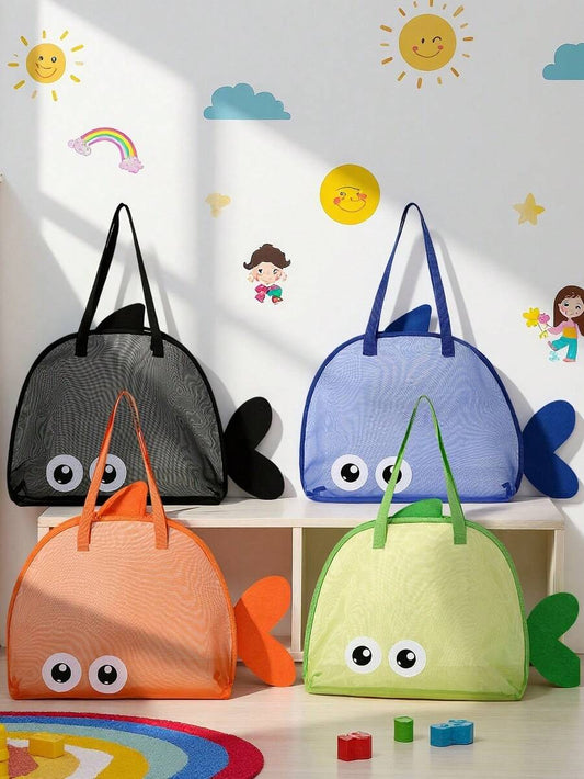 Reusable Beach Tote Bag Lightweight Multipurpose Toy Storage Diaper Bag for Travel and Family Outings