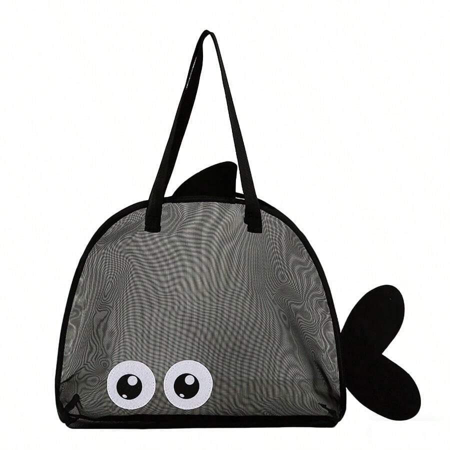 Reusable Beach Tote Bag Lightweight Multipurpose Toy Storage Diaper Bag for Travel and Family Outings