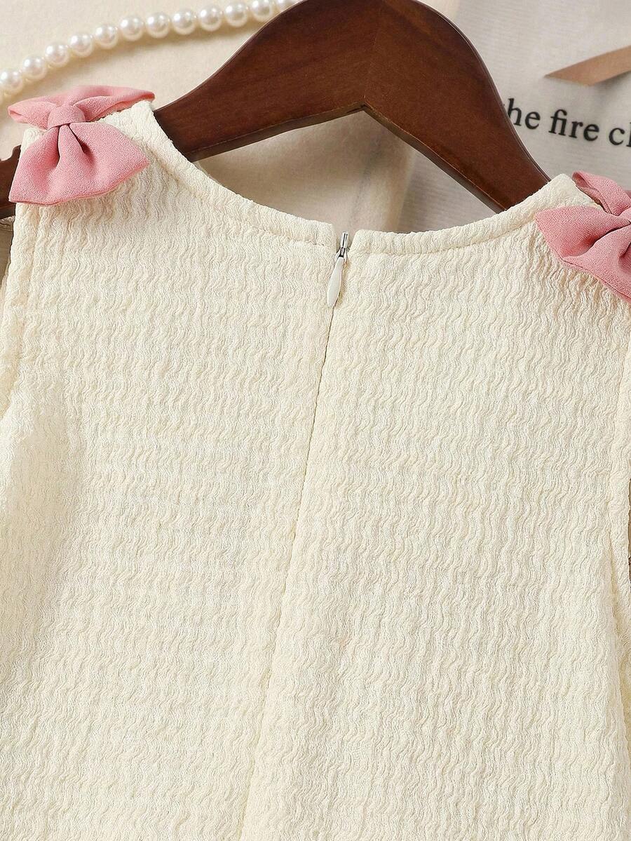 Little Girls Backless Floral Tulle Dress Sweet A Line Princess Party Wear