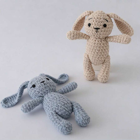 Handmade Woven Baby Rattle Toys Animal Shaped Interactive Gift Set
