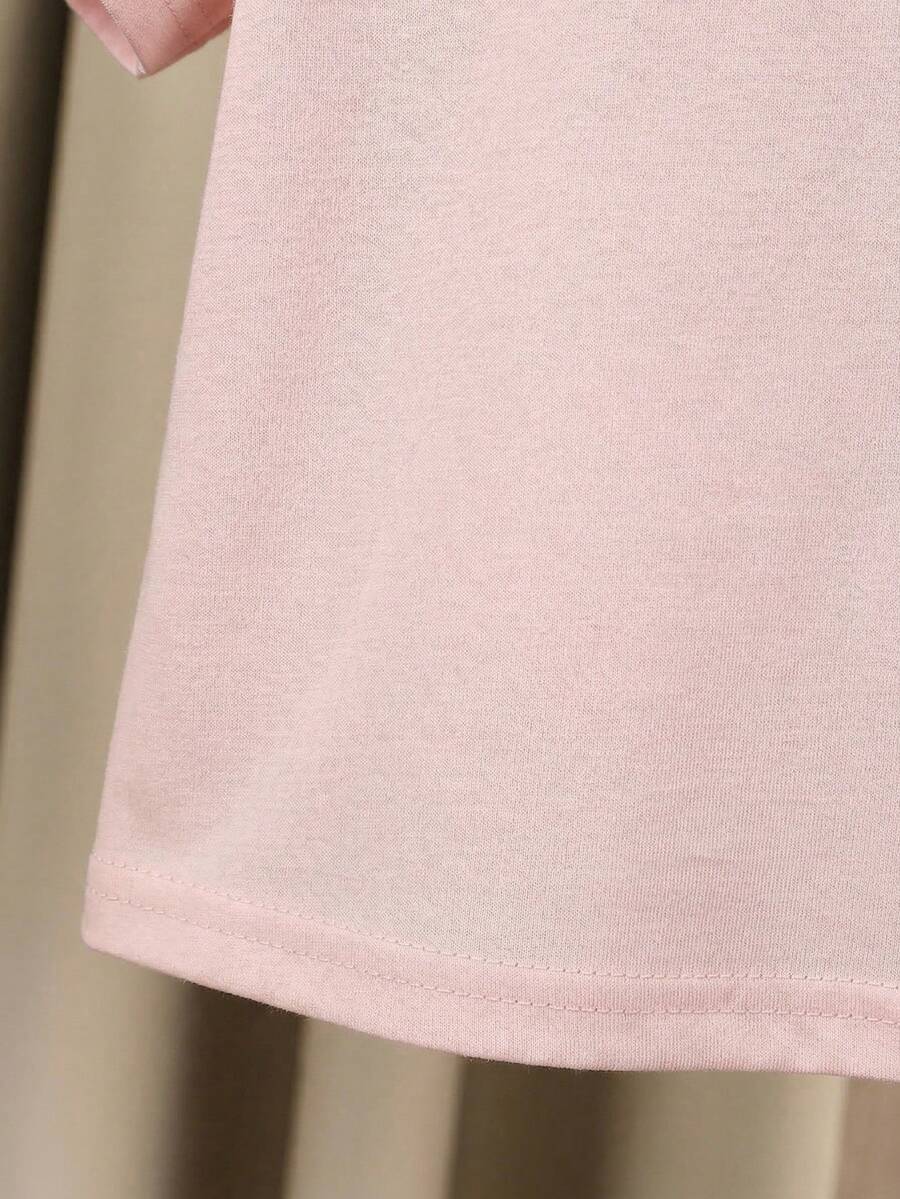 Baby Boy Letter Print T Shirt and Large Pocket Pants 2 Piece Casual Outfit Set for Spring Summer Autumn