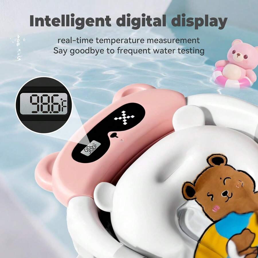 Collapsible Baby Bathtub with Bath Net Portable Non Slip Infant Travel Bath Tub Dinosaur Design