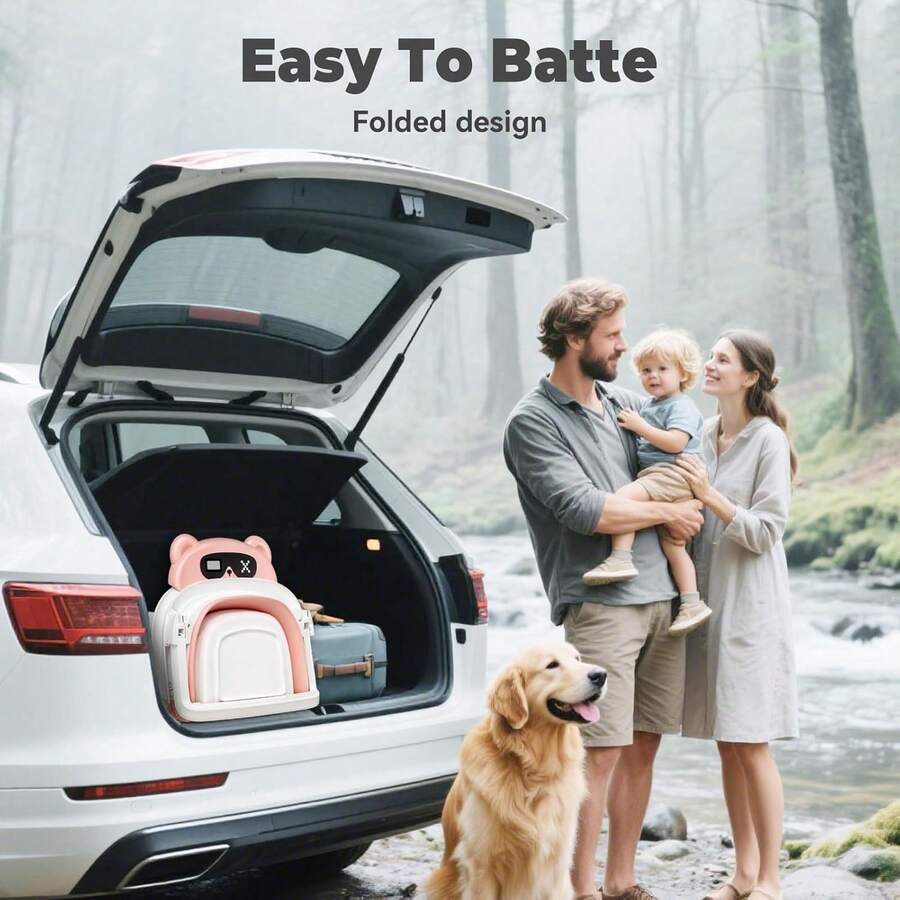 Collapsible Baby Bathtub with Bath Net Portable Non Slip Infant Travel Bath Tub Dinosaur Design