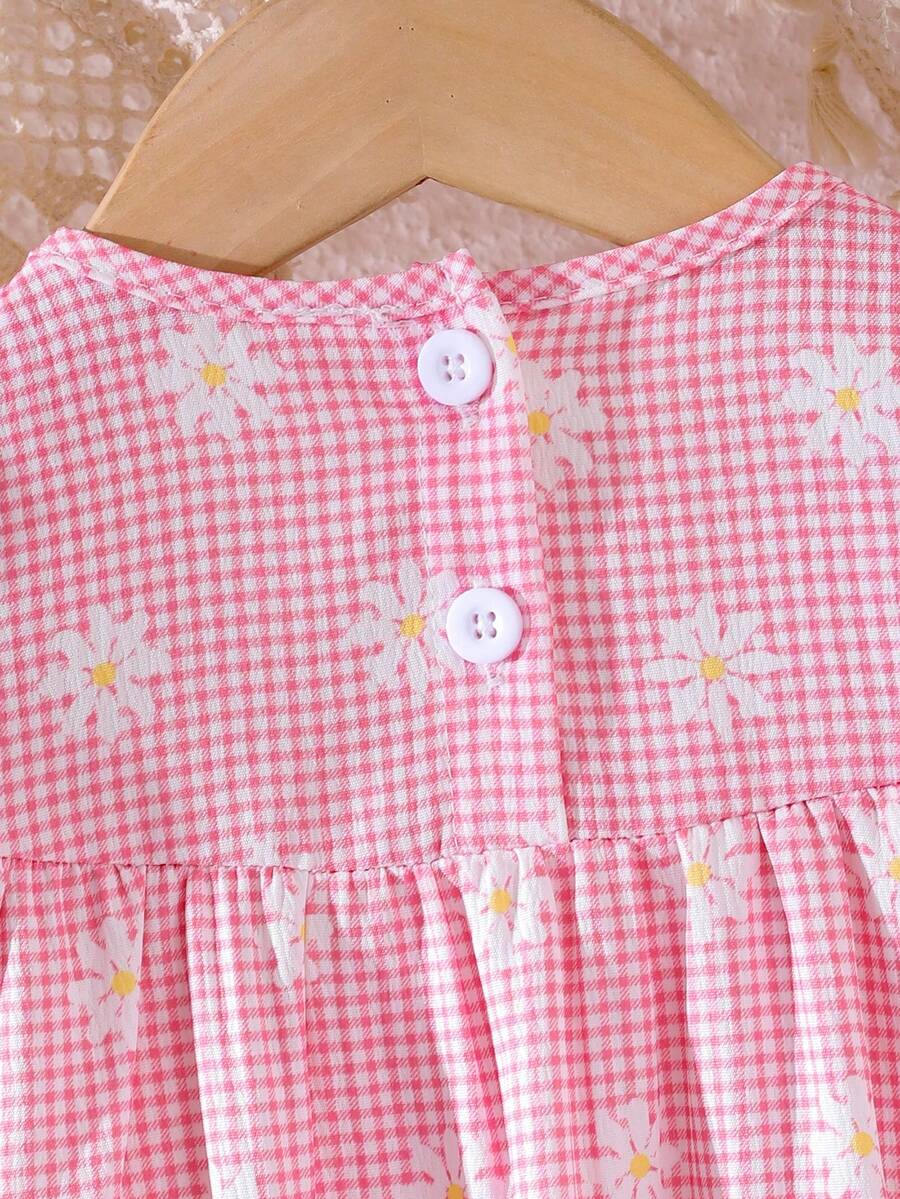 Girls Jacquard Princess Dress with Ruffle Collar for Elegant Summer Parties and Vacations