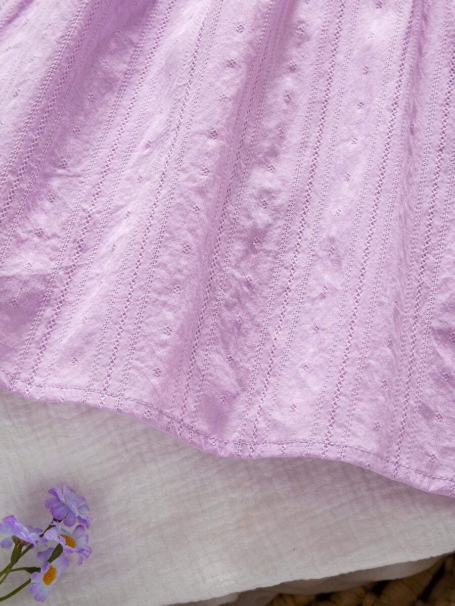 Ruffle Collar Floral Print Sleeveless Dress for Baby Girls