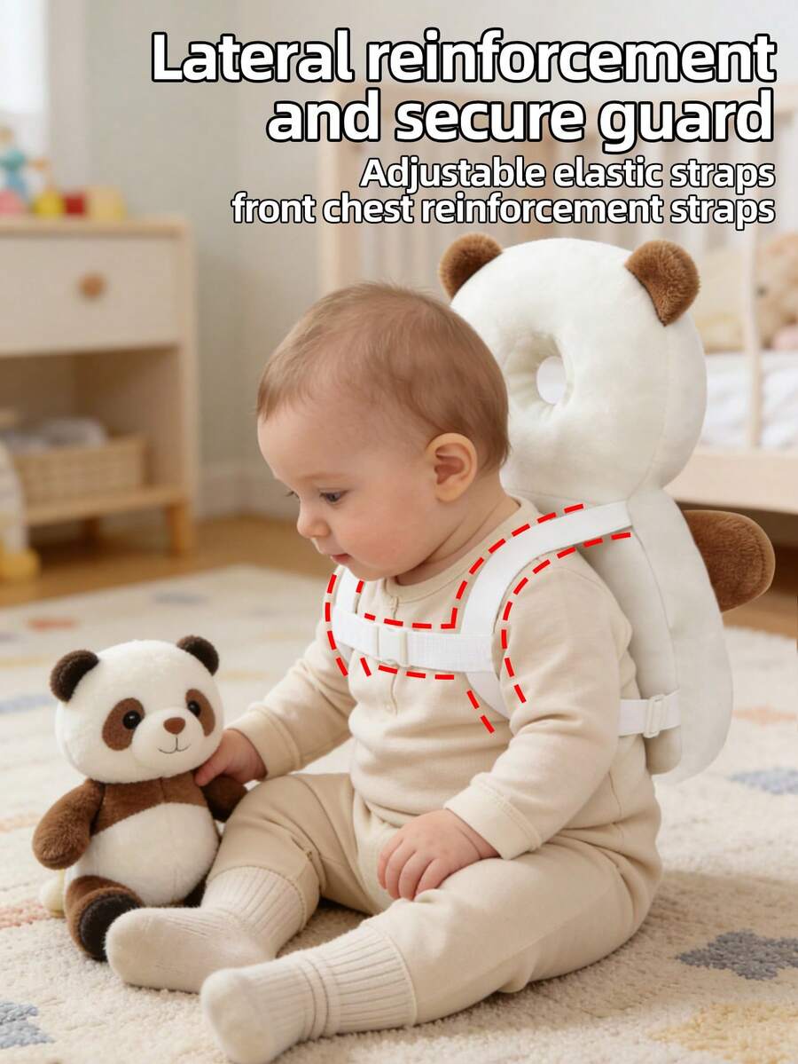 Baby Head Protection Backpack Adjustable Anti Fall Cushion for Crawling and Walking Toddlers