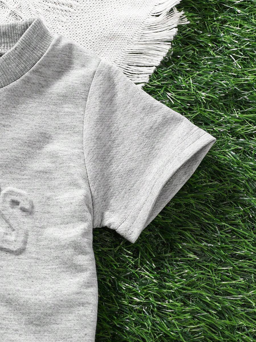 Classic Everyday Shorts Set For Baby Girls With Daddy's Girl T Shirt